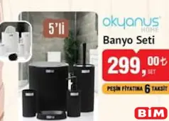 OKYANUS BANYO SETİ 5'Lİ